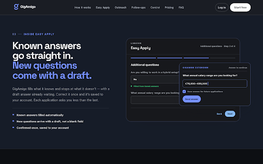 GigAmigo :: A controlled AI copilot for tailored applications and recruiter outreach.