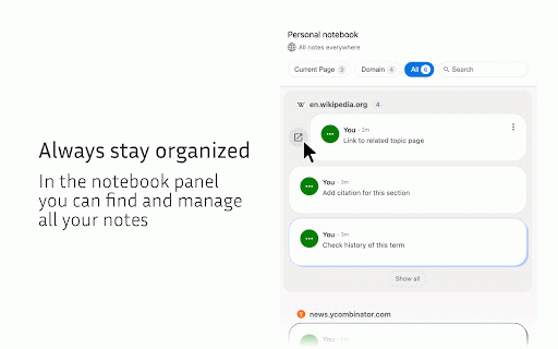 Sticky Notes for Any Website – Annotate, Remind & Organize :: Turn any website into your personal notebook: leave, customize & sync sticky notes right on web pages. Free Chrome extension.