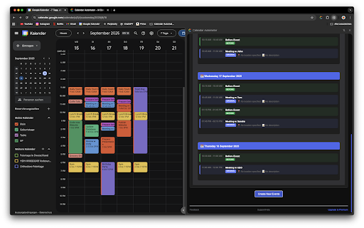 Calendar Automator :: Plan your week, automate tasks, and boost productivity.