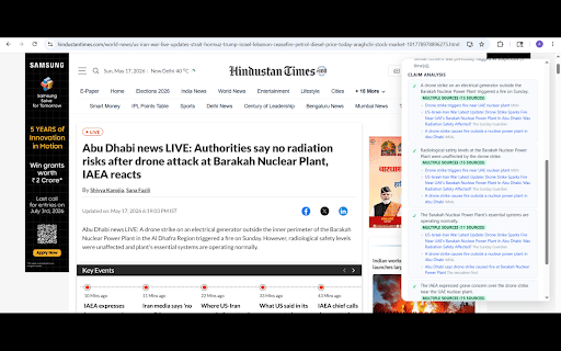 FactScope :: AI-powered misinformation detection. Scan any page or image for trust signals, fact-checks, and community verification.