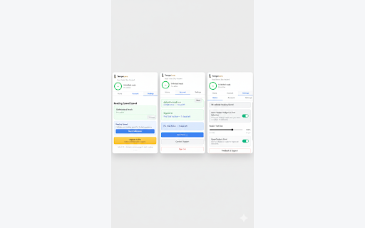 TempoLens :: Speed read any text online — AI chats, articles, documents. RSVP and bionic reading modes.