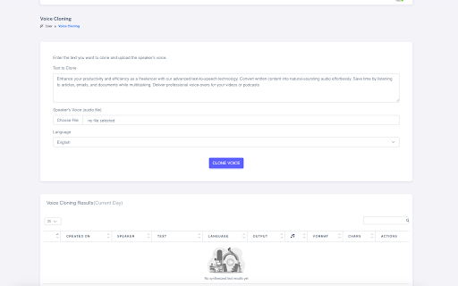 Verbatik Text to Speech :: Create Text to Speech and Voice Cloning in any language