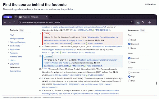 Notandia :: Open-source publisher context and formal post-publication signals for scholarly literature.