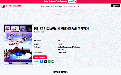 Rekhta Downloader :: Rekhta Downloader is your one-stop online platform to download books and magazines from Rekhta for FREE in just one click..