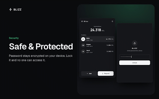 Blizz :: Trade Solana tokens with your Aureum account right on the token page. Works on gmgn.ai and axiom.trade.