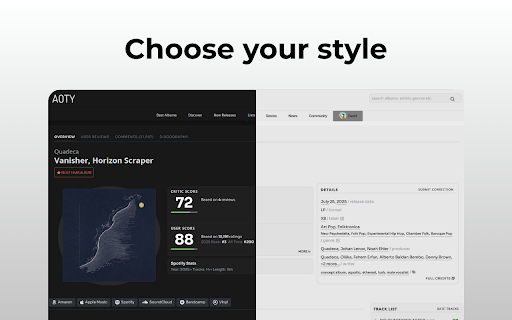 Better AOTY :: Better AOTY enhances albumoftheyear with new features, interface changes, and more.
