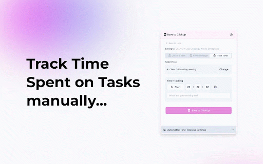 Save to ClickUp :: Save content directly to ClickUp tasks