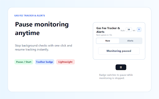 Gas Fee Tracker & Alerts :: Track gas fees across major EVM networks and get notified when fees drop below your target.