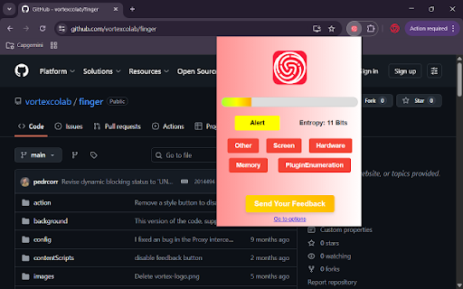 FINGER :: This tool was developed by security experts after a deep research, it's ready to block the most trend and sofisticated trackers.