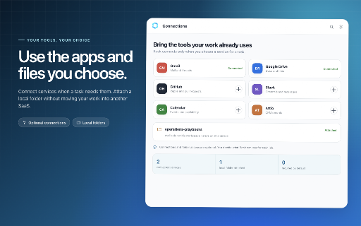 MCP-B Agent :: An AI agent that lives in your browser to research, organize, automate, and get work done across tabs, apps, and local files.