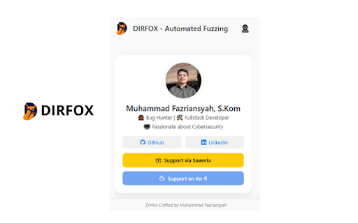 DIRFOX - Endpoint Fuzzer for Pentesters :: Fuzz endpoints using custom or GitHub-hosted wordlists. Built for security researchers and pentesters.