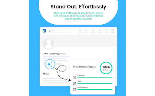 Internexxus AI Powered Profile Optimizer :: Optimize your LinkedIn profile for your next big career move with tailored recommendations.