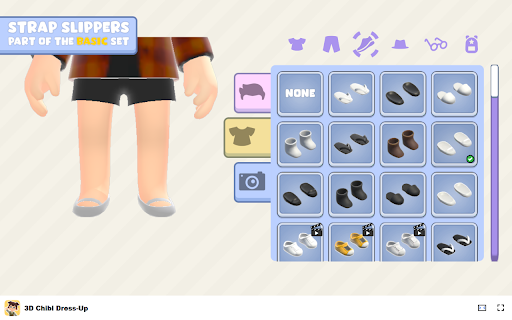 3D Chibi Dress-Up - Customize hairstyles, outfits, and colors! :: Create your own chibi characters in this cute 3D dress-up game, available offline for free!