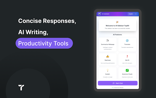 Chat with all Top AI:ChatGPT-5、Gemini、Grok4、Claude4.5、Deepseek:AI Sidebar :: ChatGPT, Gemini, Claude, Grok, Mistral and 40+ models in one AI sidebar for web reading, summarization, translation, and writing.