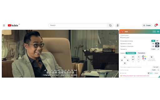 Polili — Pronunciation Everywhere :: Live pinyin + translation on Chinese video subtitles — YouTube, Bilibili & more. Reads burned-in subs with on-screen OCR.