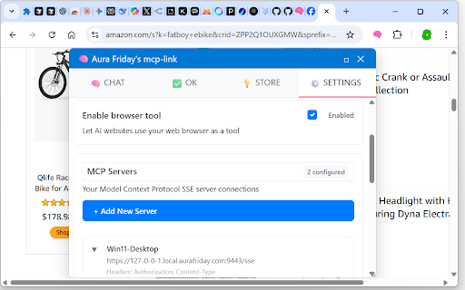 MCP Link :: 🧠 Let your favorite AI websites use tools! Connects any SSE MCP (Model Context Protocol) server up to ChatGPT, Claude, etc.