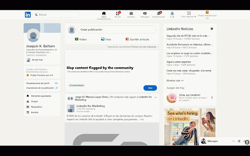 Slop Stop :: Community-driven curation layer that identifies and hides 'Slop' content on Twitter, YouTube, LinkedIn, and the internet