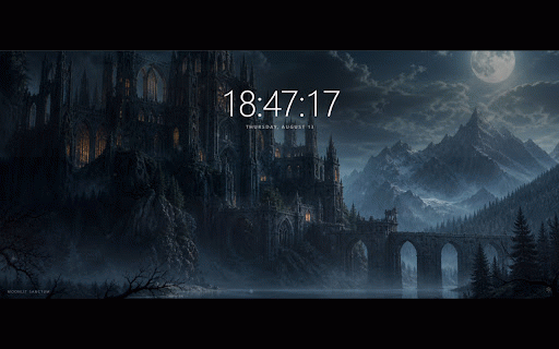 Overlook Live Wallpapers :: A customizable new tab with free live scenes, Pro local-media imports, default-provider search, and shortcuts.