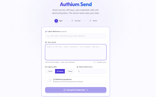 Authium :: Secure local TOTP authenticator with Login Copilot, encrypted vault, team sync, and optional breach monitoring.