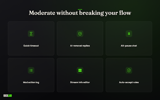KickLab :: Watch multiple Kick streams at once, control quality, and get 7TV/BTTV/FFZ emotes — player & chat tweaks for Kick.com.