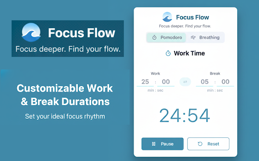 Focus Flow - Pomodoro Timer & Guided Meditation :: Pomodoro Timer with Mindful Breaks & Guided Meditation