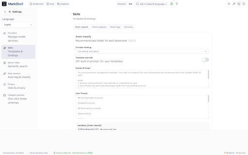 MarkShelf :: Intelligent Bookmark Manager - AI-powered bookmark organization