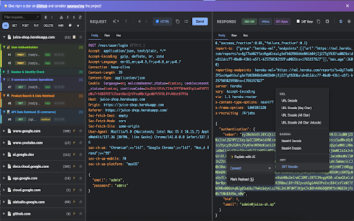 rep :: rep+ - Capture, modify, and replay HTTP requests in Chrome DevTools with AI-powered security analysis.