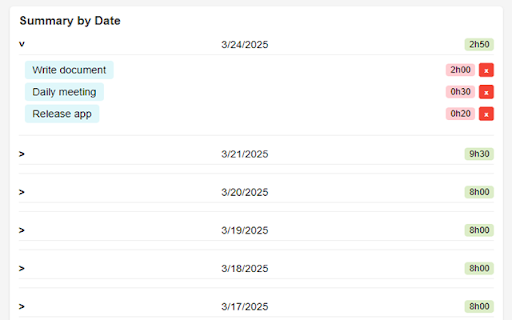 Task Manager :: Track and manage your daily tasks with time tracking
