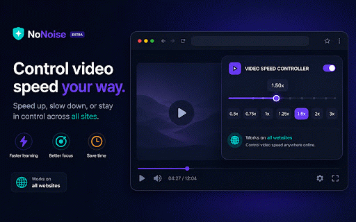 NoNoise - Distraction Blocker & Focus Tool :: Hide YouTube Shorts, Facebook Reels & distracting feeds. Free, no tracking, runs locally. Your focus, your rules.