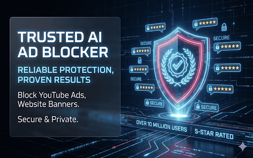 Global Adblocker AI :: Self-learning AI to detect trackers, block YouTube SSAI ads, and remove native ads.