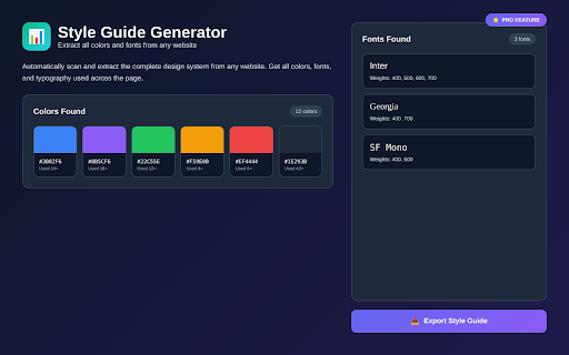 Tailwind CSS Inspector - Visual Design Analyzer & Code Exporter :: Inspect CSS visually. Extract colors, fonts, spacing. Export to Tailwind CSS & React components. Built for frontend developers.
