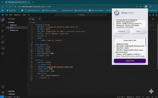 Silver Note: Professional Contextual Notes & Data Scraper :: Silver Note: Professional Contextual Notes & Data Scraper by Silver Developer
The minimalist bridge between your browser window and…