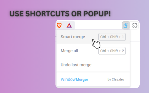 WindowMerger - Organize Tabs | Smart Merge | Ideal for Multiple Monitors :: Merge chrome tabs across windows and monitors.