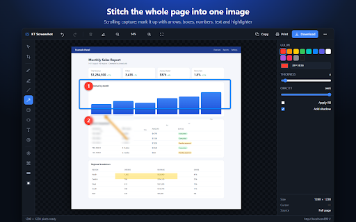 KT Screenshot — Full Page Screen Capture & Editor :: Capture full page, scrolling or selected area — then annotate, blur & pixelate. Fast, private, free, no sign-up.