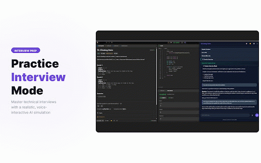 AI Coding Tutor :: AI coding companion for LeetCode & HackerRank. Supports OpenAI & Gemini. Hints, code review, voice chat, and interview practice.