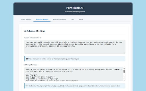 PornBlock AI :: AI Powered Pornography Blocker using advanced AI to protect your browsing experience