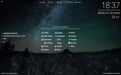 TablissNG :: A beautiful, customizable New Tab page with backgrounds and widgets. This is a maintained fork with ongoing updates in the future.