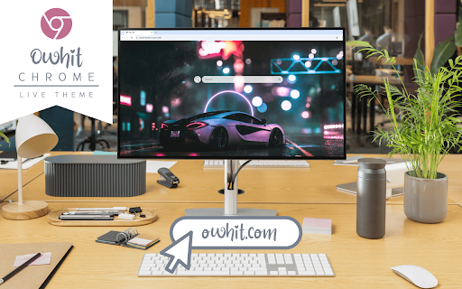 McLaren 720S Live Wallpaper :: The striking McLaren 720S in purple glides through the rainy streets, creating a stunning visual spectacle.