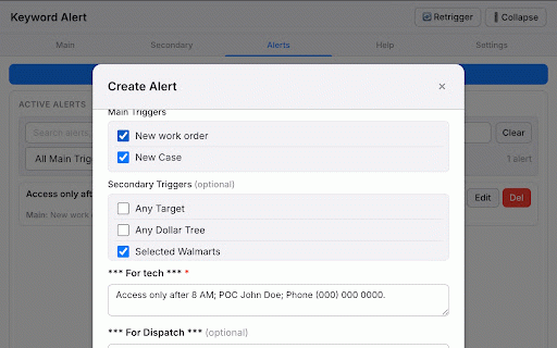 Keyword Alert :: Monitor websites for specific keywords and get instant alerts. Icon from Flaticon.