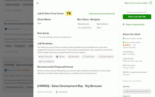 BidPilotPro - AI Upwork Proposal Generator & Smart Past-Work Finder :: AI coverletter generator for upwork, client & job analyzer, smart past-work finder, AI messages copilot for upwork.