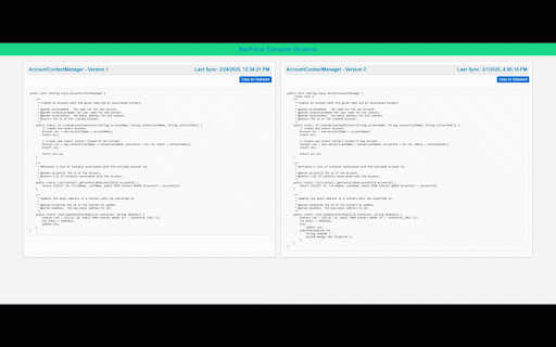 NavForce - Salesforce Navigator :: NavForce by DreamInForce.com. Navigate Apex, Flows, Experience Sites. Run Test Classes, Refresh Traces and Compare Apex versions