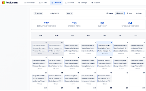 ReviLearn :: ReviLearn is a powerful Chrome extension that harnesses the potential of spaced repetition to supercharge your learning experience.