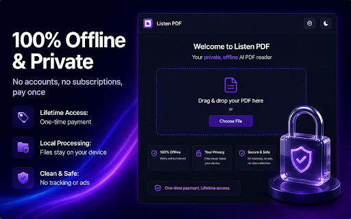 Read PDF Aloud: PDF Text to Speech & Voice Reader :: Listen to PDFs with natural text-to-speech. Highlights sentences & words as you read. Perfect for research papers and dyslexia.