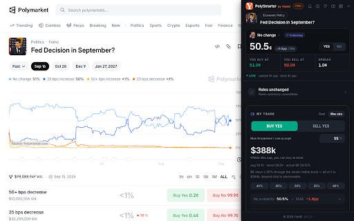 PolySmarter :: Three layers of Polymarket intelligence: resolution rules, information updates and real execution costs.