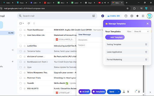 TESS Assistant :: Supercharge your inbox with AI — Smart email writing, replying, summarizing, and more in one tool.