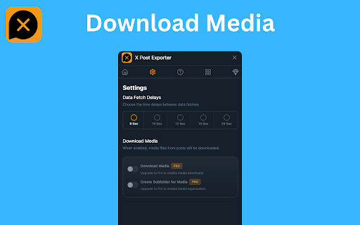 X Post Exporter - Download X / Twitter Posts :: Export X (Twitter) posts in bulk to CSV, JSON, or Excel with X Post Exporter. Fast, simple data backup and analysis.