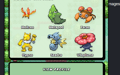 Pokebrowser :: Wild Pokemon appear while you browse the web. Catch them, build your collection, and track your progress.