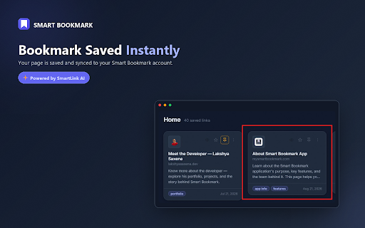 Smart Bookmark :: Save and refine bookmarks to your Smart Bookmark account directly from your browser toolbar.