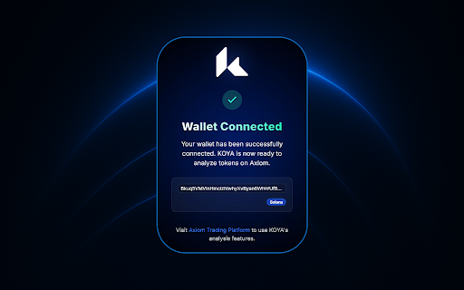 KOYA :: AI-powered trading assistant for token analysis on Solana