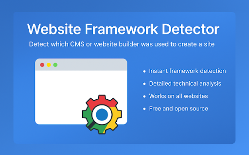 Website Framework Detector :: Detects CMS and website builder platforms like WordPress, Shopify, Wix, and Webflow